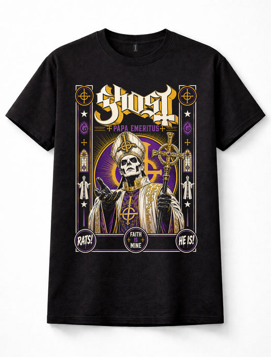 Ghost Papa Emeritus Heavy Metal Rock Band Music Unisex T-Shirt