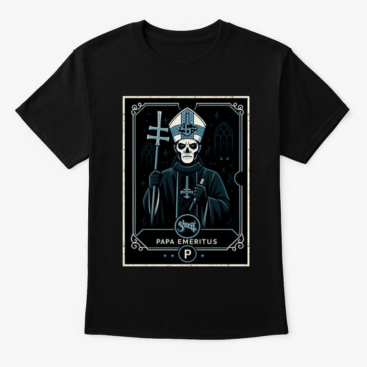 Ghost Papa Emeritus Retro Metal Unisex T-Shirt Heavy Rock Band Tee