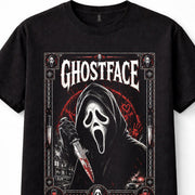 Ghostface Scream Horror Movie Slasher Graphic Unisex T-Shirt
