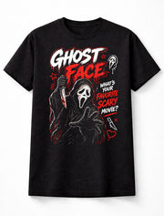 Ghostface Scream Horror Slasher Movie Graphic Tee Unisex Adults & Kids T-Shirt
