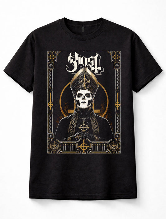 Ghost Papa Emeritus Gothic Heavy Metal Band Music Unisex T-Shirt
