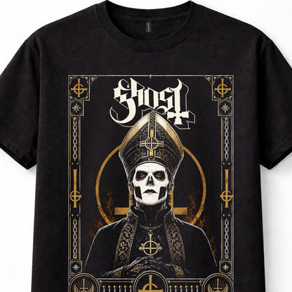 Ghost Papa Emeritus Gothic Heavy Metal Band Music Unisex T-Shirt