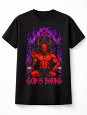 Satan Pentagram Gothic Demon Horror Metal Graphic Unisex T-Shirt