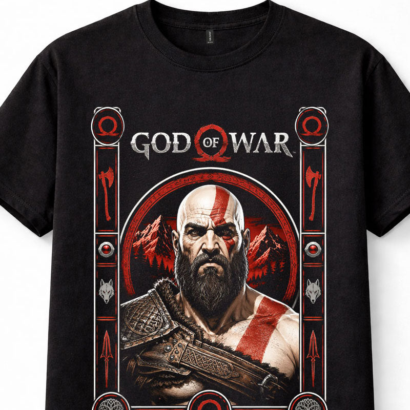 God of War Kratos Norse Viking PlayStation Gaming Graphic Unisex T-Shirt