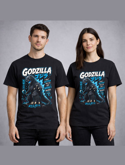 Godzilla Kaiju Monster Japanese Retro Anime Graphic Unisex T-Shirt