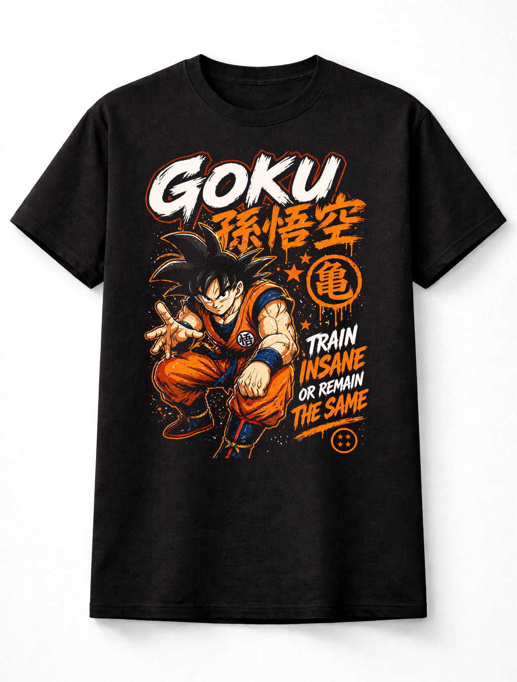 Goku Dragon Ball Z Saiyan Anime Fight Training Graphic Adults & Kids Unisex T-Shirt