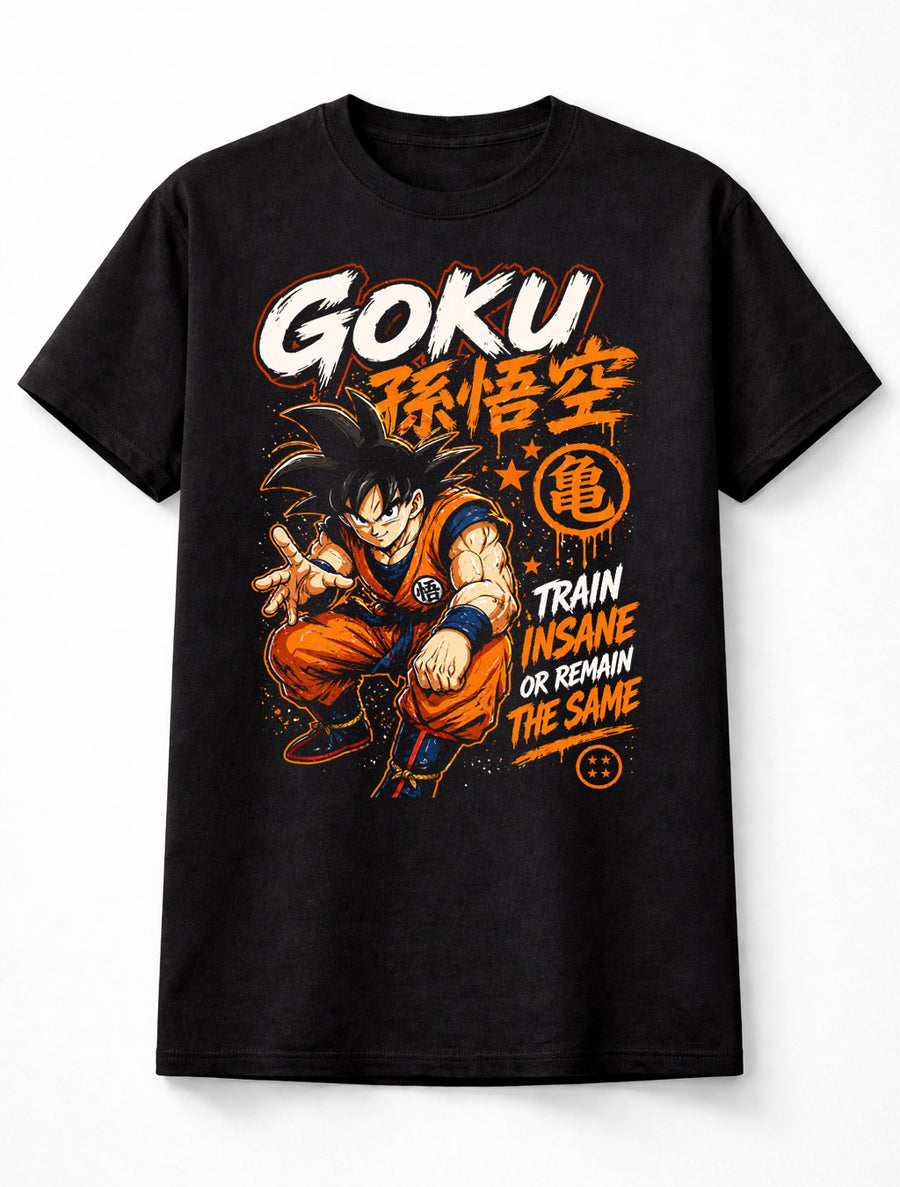 Goku Dragon Ball Z Saiyan Anime Fight Training Graphic Adults & Kids Unisex T-Shirt