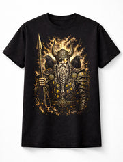 Viking Warrior Norse God Raven Rune Valhalla Graphic Unisex T-Shirt