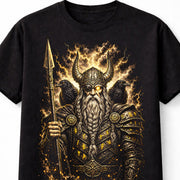 Viking Warrior Norse God Raven Rune Valhalla Graphic Unisex T-Shirt