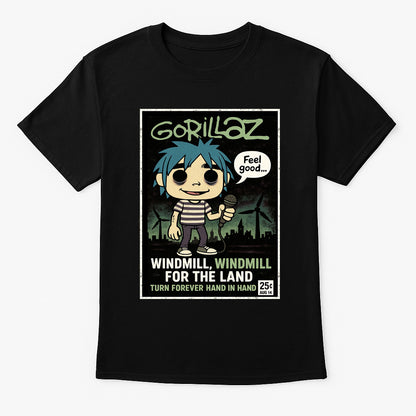 Gorillaz “Feel Good Inc.” Unisex T-Shirt – Iconic Virtual Band Animated Music Graphic Tee