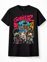 Gorillaz Band 2D Murdoc Noodle Russel Cartoon Unisex T-Shirt