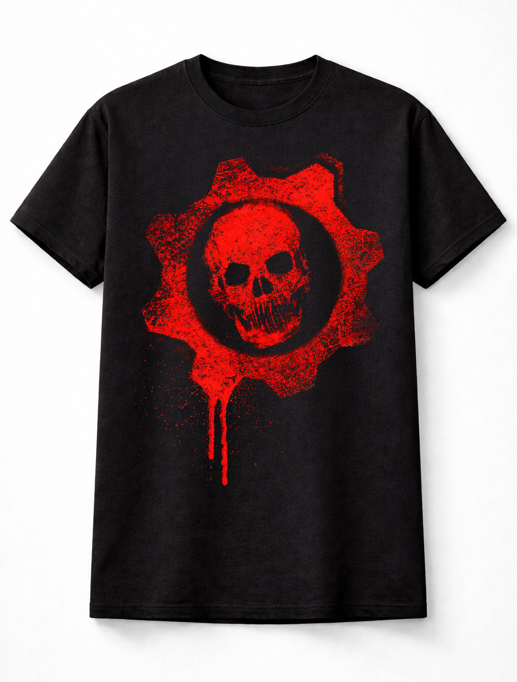 Gears of War COG Crimson Omen Skull Logo Xbox Gaming Unisex T-Shirt
