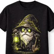 Gravedigger Gnome Gothic Horror Fantasy Graphic Unisex T-Shirt