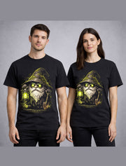Gravedigger Gnome Gothic Horror Fantasy Graphic Unisex T-Shirt