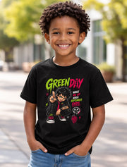 Green Day Wake Me Up When September Ends Punk Rock Band Graphic T-Shirt Billie Joe Armstrong Lyrics Music Fan Tee Adult & Kids Unisex T-Shirt