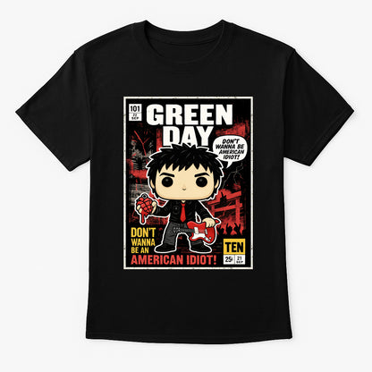 Green Day American Idiot Punk Rock Funko Pop Style Unisex T-Shirt
