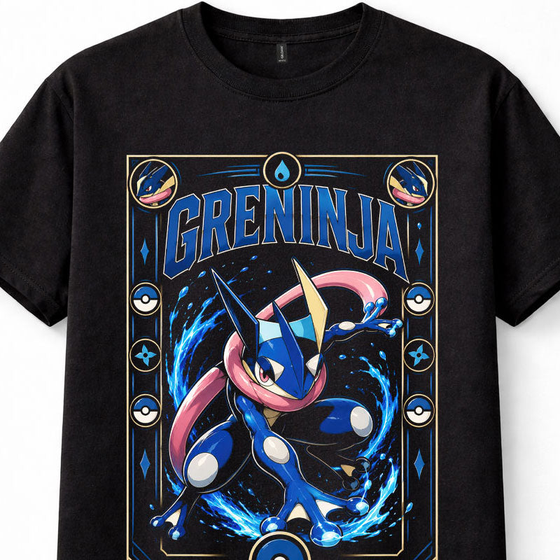 Pokemon Greninja Water Dark Ninja Starter Unisex T-Shirt