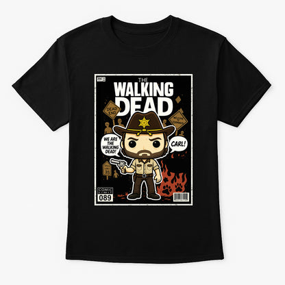 The Walking Dead Rick Grimes Sheriff Carl We Are the Walking Dead TV Series Adults & Kids Unisex T-Shirt