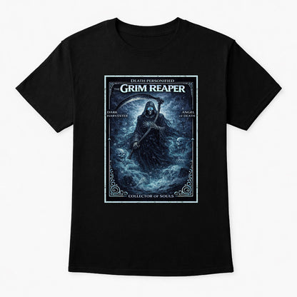 Grim Reaper Collector of Souls T-Shirt Dark Art Unisex Gothic Tee