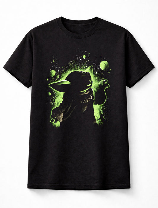 Grogu Star Wars Cute Green Space Alien Baby Graphic T-Shirt Sci-Fi Force Style Adults & Kids Unisex T-Shirt (Copy)