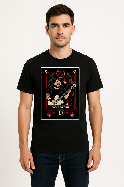 Foo Fighters Dave Grohl Retro Rock Unisex T-Shirt Alternative Band Tee