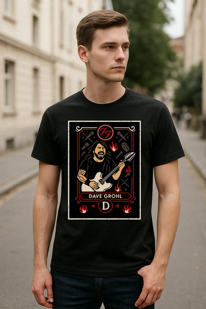 Foo Fighters Dave Grohl Retro Rock Unisex T-Shirt Alternative Band Tee