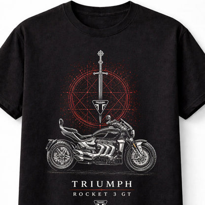 Triumph Rocket 3 GT Motorcycle Motorbike Biker Rider Unisex T-Shirt