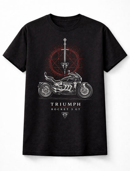 Triumph Rocket 3 GT Motorcycle Motorbike Biker Rider Unisex T-Shirt