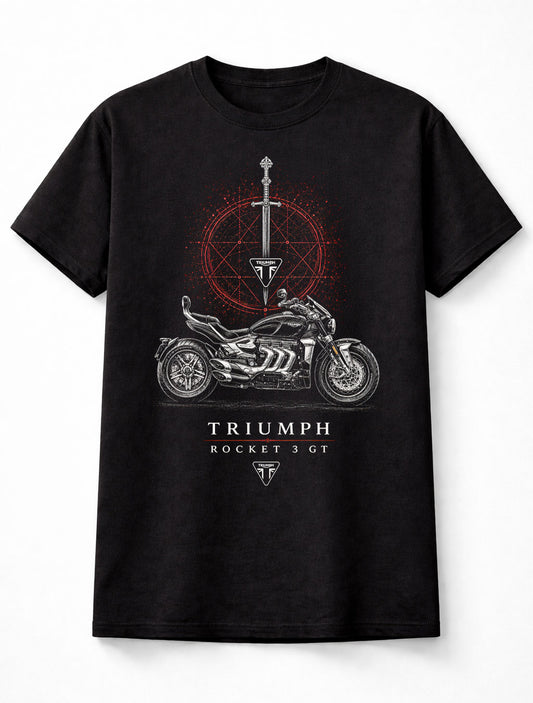 Triumph Rocket 3 GT Motorcycle Motorbike Biker Rider Unisex T-Shirt