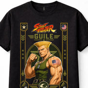 Street Fighter Guile USA Military Fighter Arcade Game Unisex T-Shirt