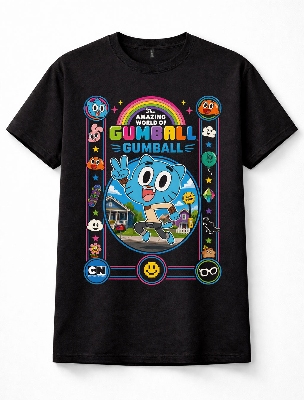 The Amazing World of Gumball Gumball Cartoon Graphic Unisex T-Shirt