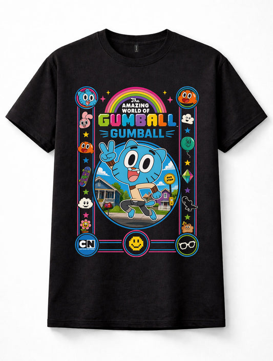 The Amazing World of Gumball Gumball Cartoon Graphic Unisex T-Shirt