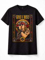 Guns N Roses Axl Rose GNR Appetite for Destruction Rock Band Unisex T-Shirt