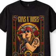Guns N Roses Axl Rose GNR Appetite for Destruction Rock Band Unisex T-Shirt