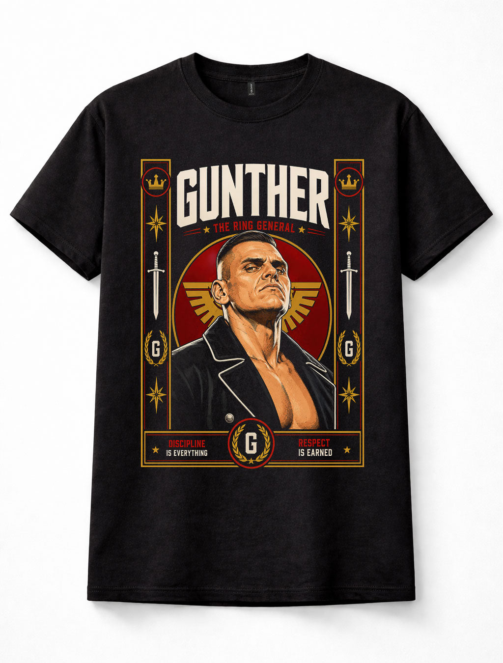 Gunther WWE Ring General Wrestling Champion Unisex T-Shirt