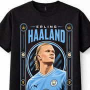 Erling Haaland Manchester City Number 9 Norway Football Star Unisex T-Shirt