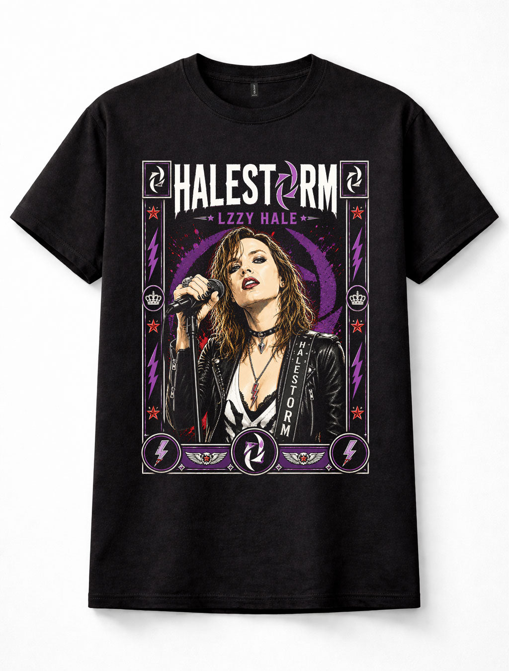 Halestorm Lzzy Hale Hard Rock Band Music Fan Unisex T-Shirt