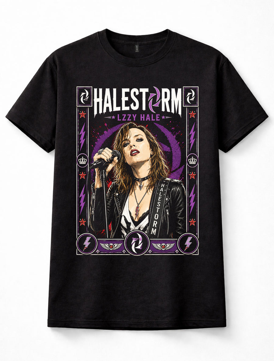 Halestorm Lzzy Hale Hard Rock Band Music Fan Unisex T-Shirt