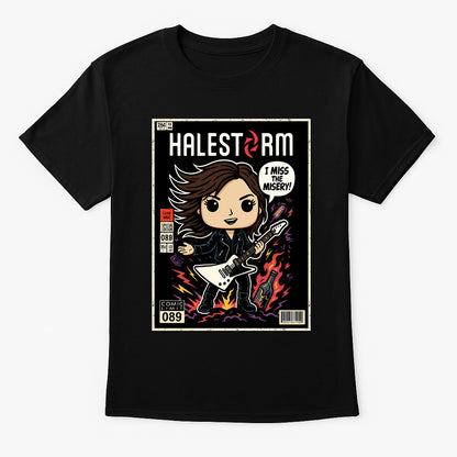 Halestorm I Miss the Misery Hard Rock Funko Pop Style Unisex T-Shirt