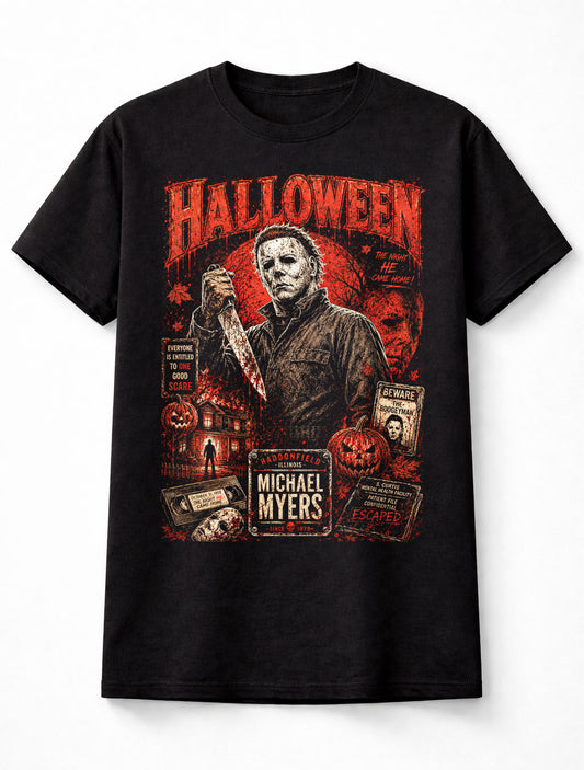 Halloween Michael Myers Slasher Horror Movie Unisex T-Shirt