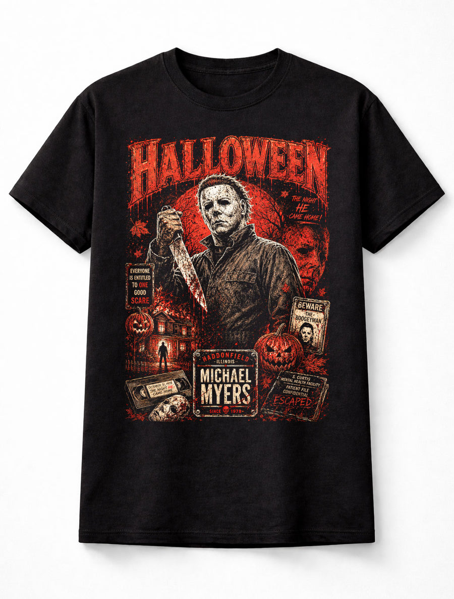 Halloween Michael Myers Slasher Horror Movie Unisex T-Shirt