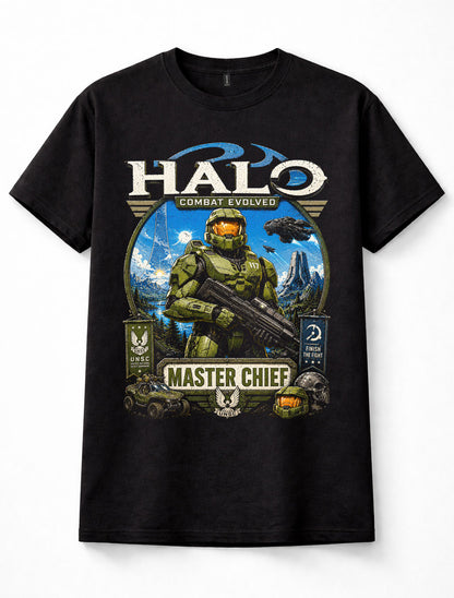 Halo Master Chief Combat Evolved UNSC Spartan Unisex T-Shirt