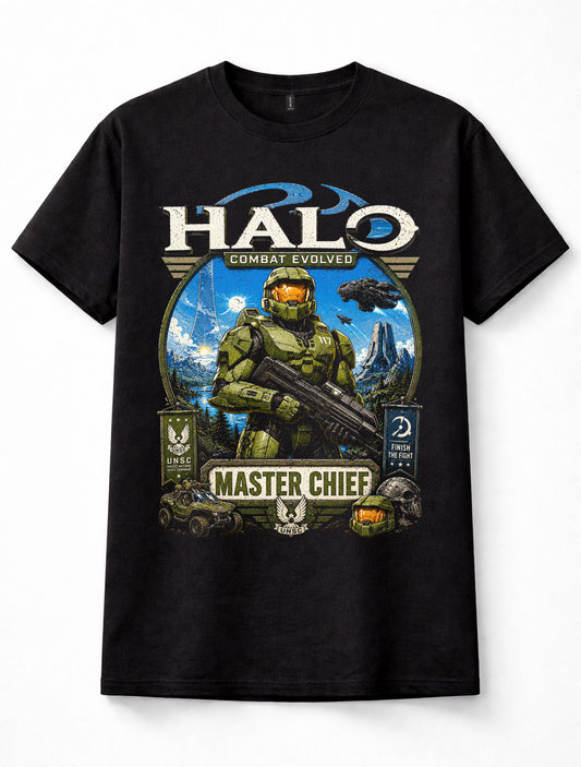 Halo Master Chief Combat Evolved UNSC Spartan Unisex T-Shirt