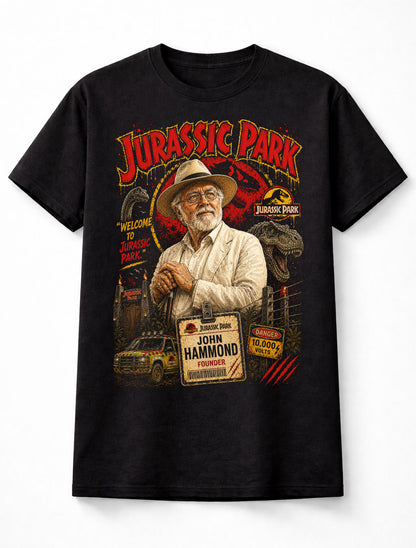 Jurassic Park John Hammond Founder Dinosaur Movie Unisex T-Shirt