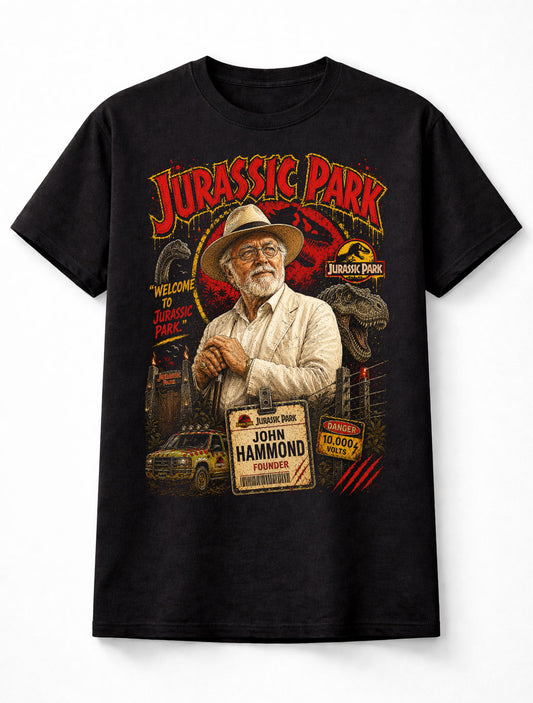 Jurassic Park John Hammond Founder Dinosaur Movie Unisex T-Shirt