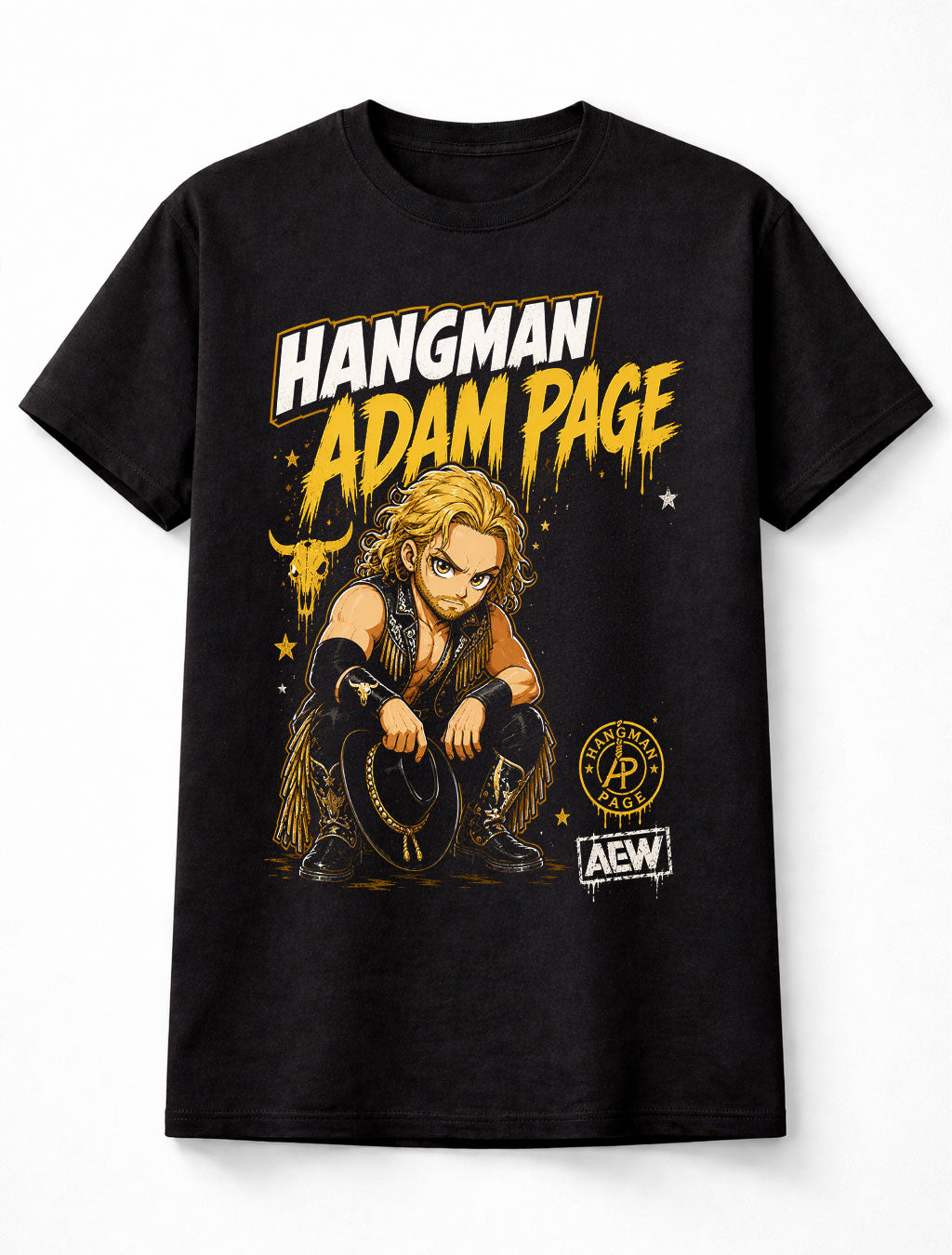 Hangman Adam Page AEW Wrestling Cowboy Superstar Unisex T-Shirt