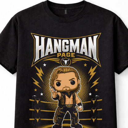 Hangman Adam Page AEW Cowboy Shit Wrestling Pop Graphic Unisex T-Shirt