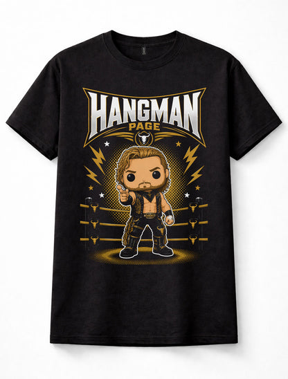 Hangman Adam Page AEW Cowboy Shit Wrestling Pop Graphic Unisex T-Shirt