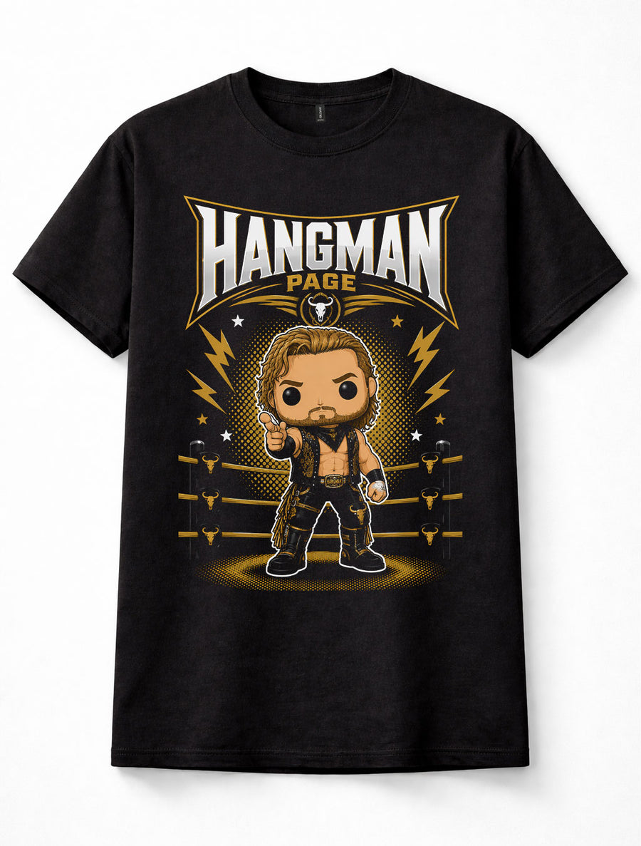 Hangman Adam Page AEW Cowboy Shit Wrestling Pop Graphic Unisex T-Shirt
