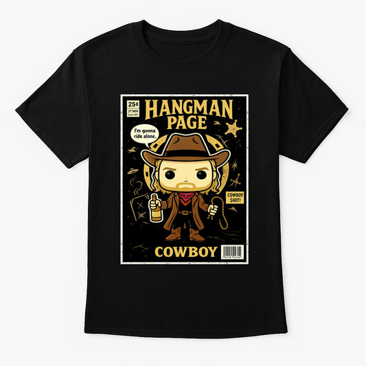 Hangman Page Cowboy Pop Comic Wrestling Unisex T-Shirt